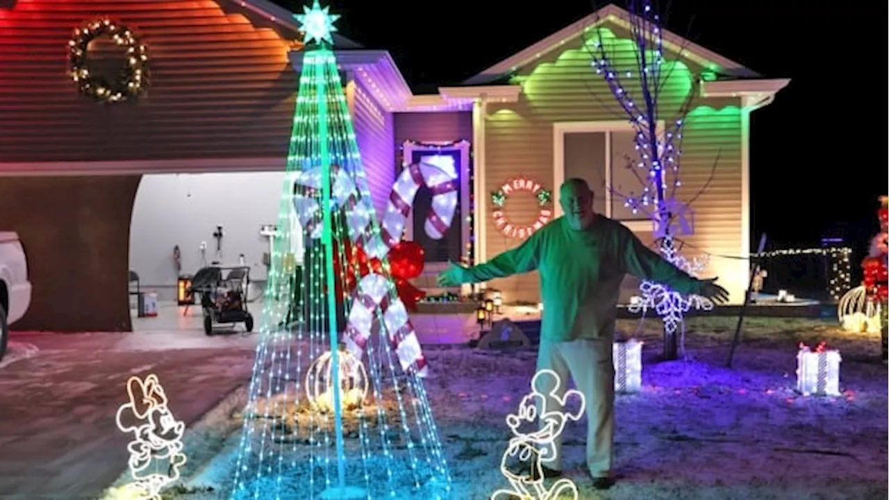 Veteran Transforms Entire Block into Winter Wonderland for Wife with Alzheimer's