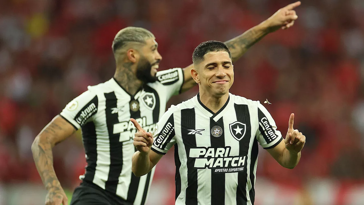 Botafogo vence Inter, mas Palmeiras deixa título do Brasileirão em aberto