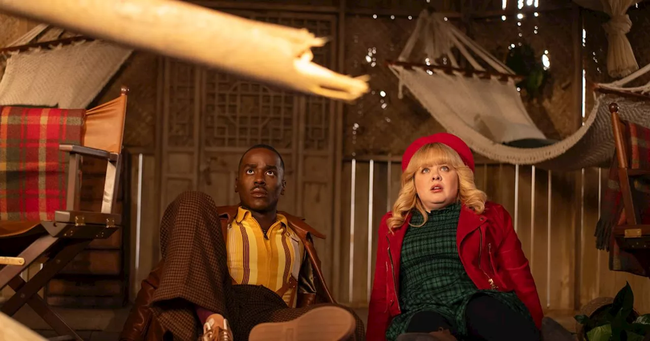 Doctor Who special sees Ncuti Gatwa and Nicola Coughlan battle dinosaurs