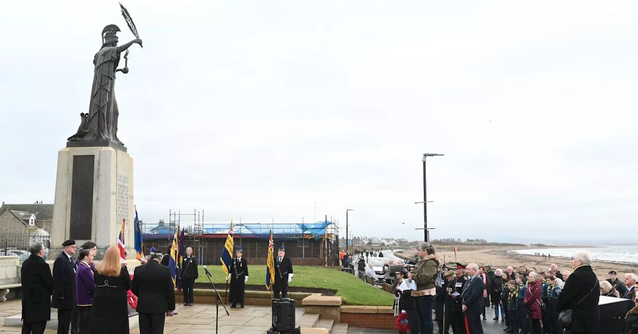 Large turnout pays tribute to Troon Cenotaph's centenary