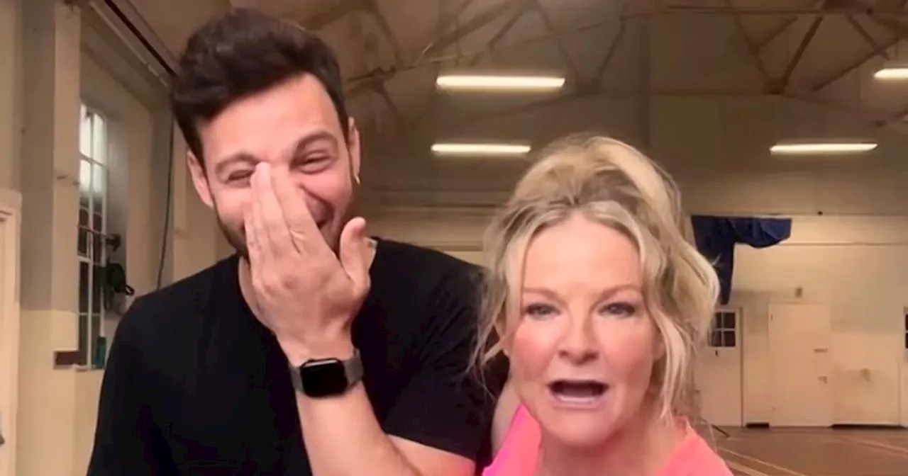 Strictly's Sarah Hadland says 'man down' after Vito Coppola blunder live on air