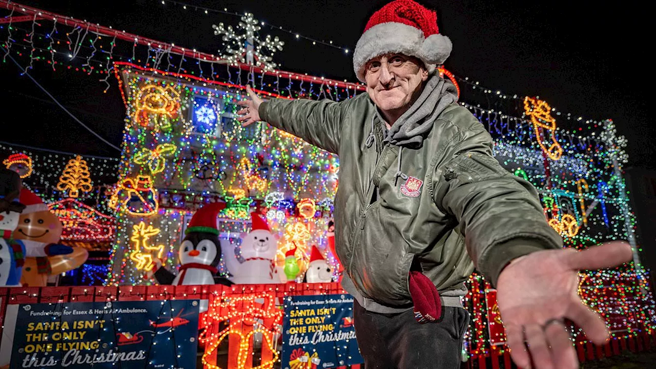 Carer Adorns Home in Tribute to Late Partner with Sparkling Festive Lights