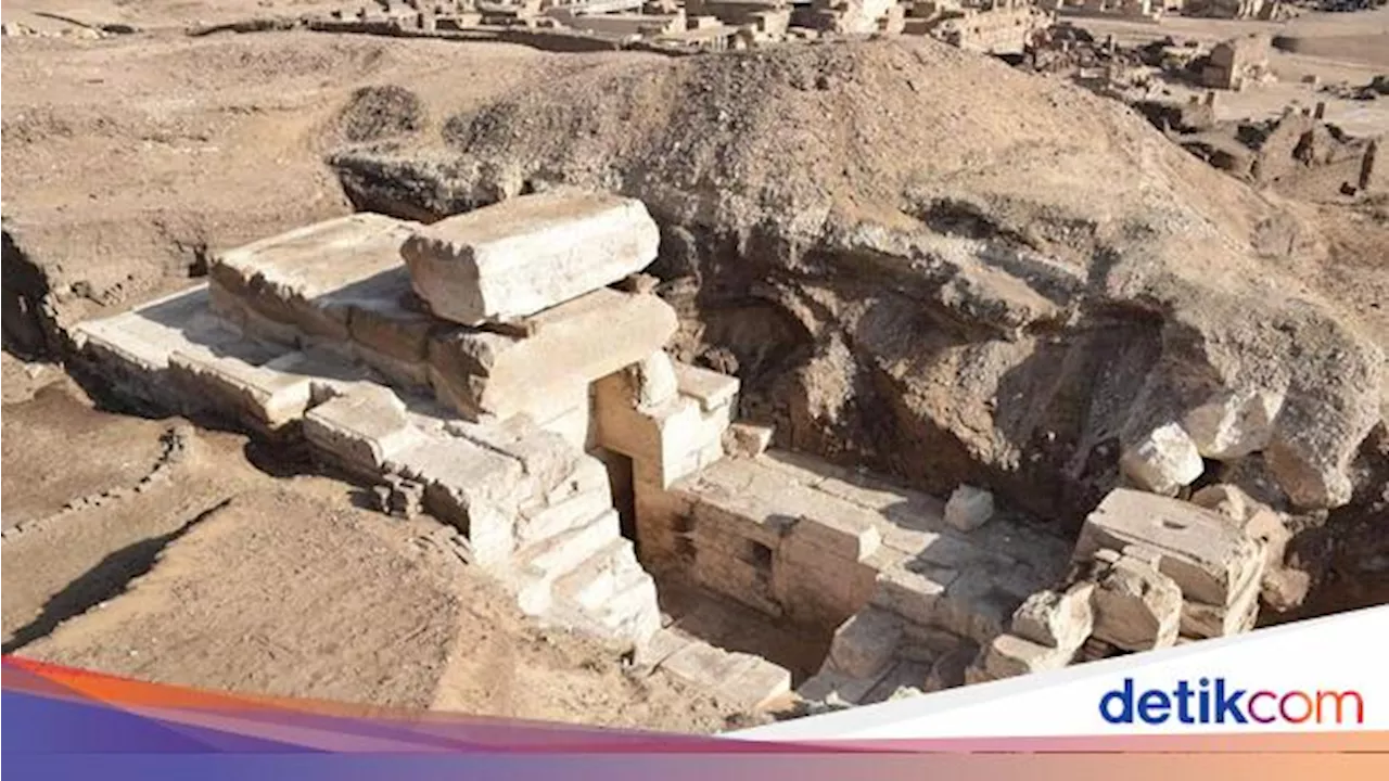 Kuil Berusia 2.100 Tahun Ditemukan di Mesir, Ada Gambar Sosok Berkepala Singa