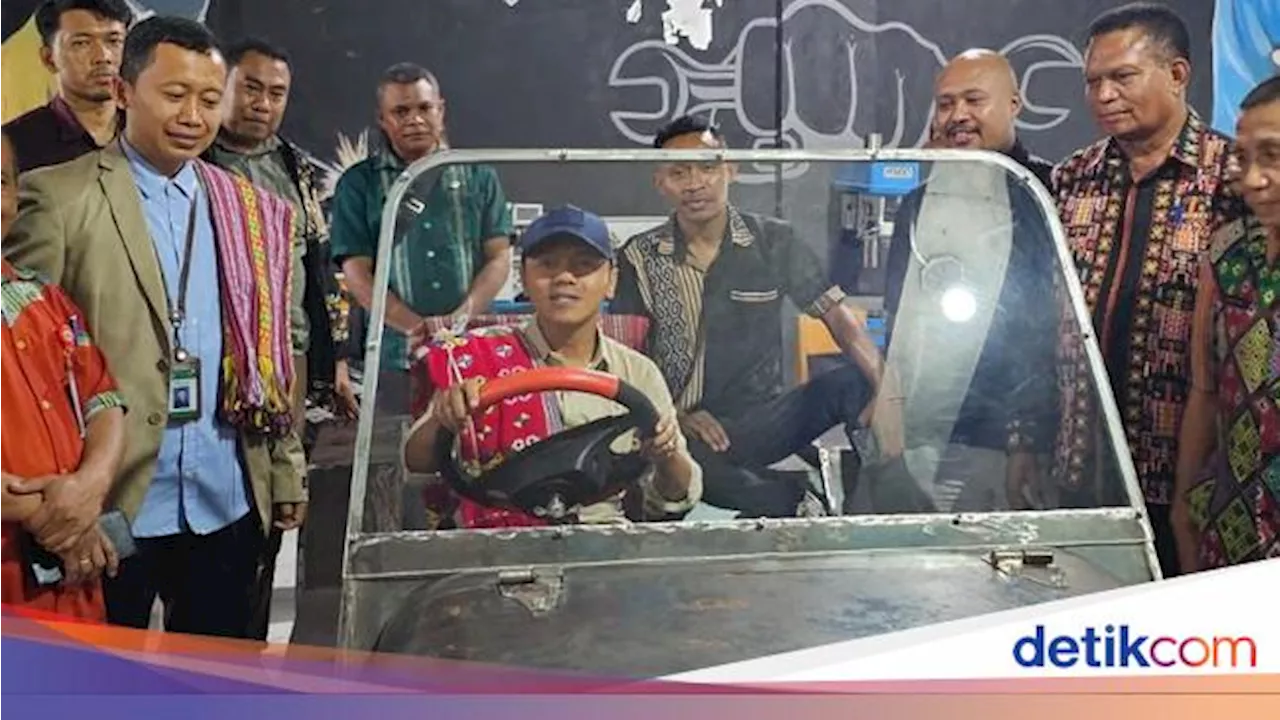 SMA Pembuat Mobil Listrik di NTT Ini Pukau Wamendikdasmen Fajar