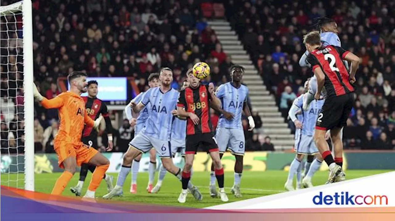 Tottenham Tertinggal 0-1 dari Bournemouth di Babak I