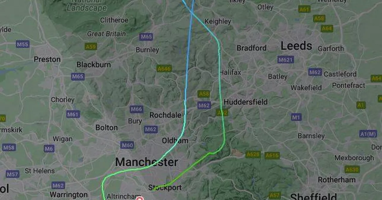 Loganair Flight Returns to Manchester After Lightning Strike