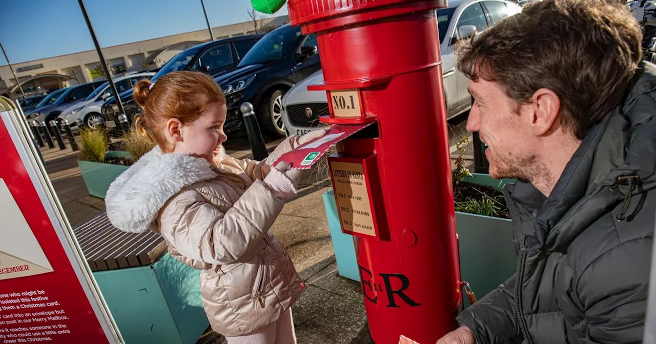 Postbox installed on retail park for people who are lonely this Christmas