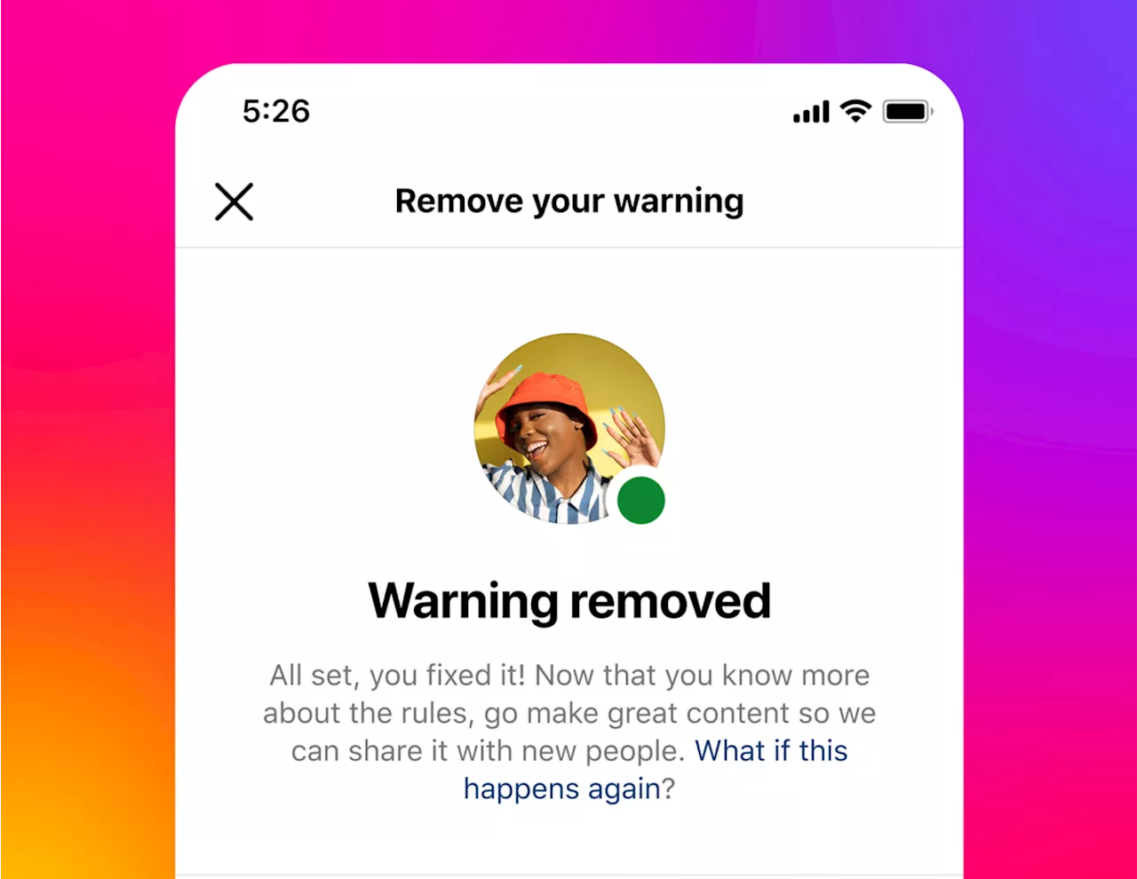 Meta expands its strike removal feature to Instagram and all Facebook users