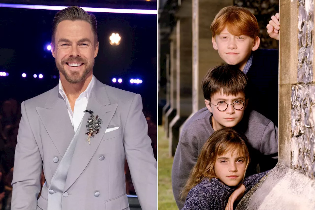 Derek Hough shares what he took from Harry Potter and the Sorcerer's Stone set