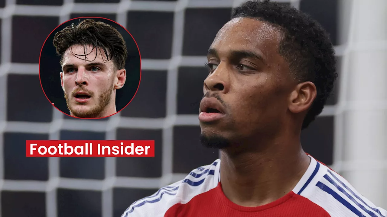 Jurrien Timber posts ‘insane’ reaction to Declan Rice’s two-word Arsenal message