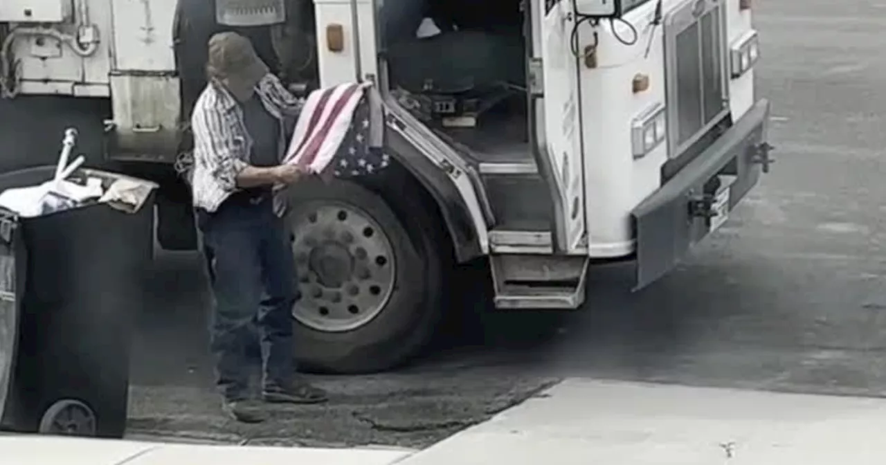 Life changed fast for Emery County garbage man who went viral over flag-folding