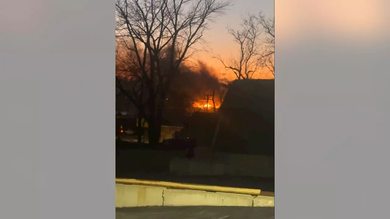 Massive fire at Elgin homeless encampment halts Metra service, no injuries: officials