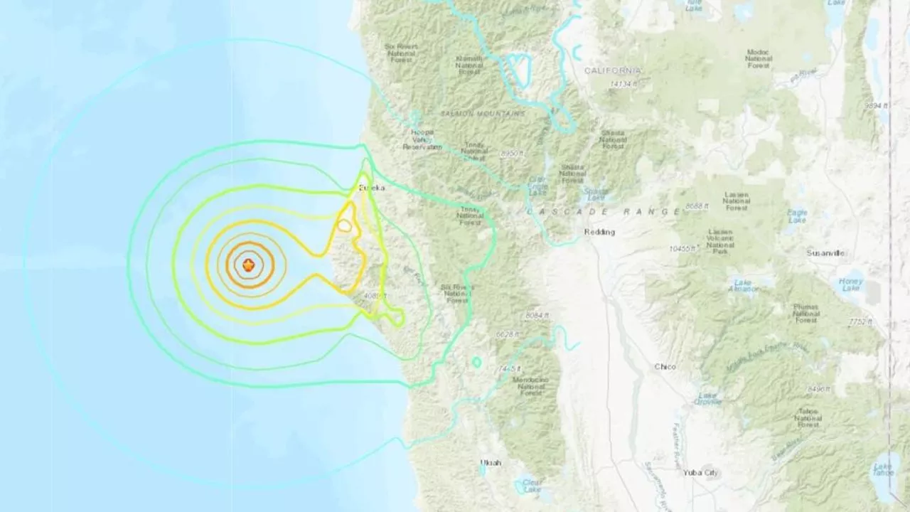 Forte Scossa di Terremoto a Nord California Annullata L'allerta Tsunami