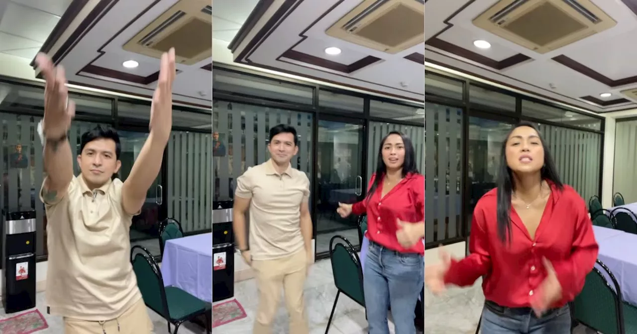 Dennis Trillo and Rochelle Pangilinan take on trending dance challenge together: ‘Kekembot muna kami ni Yuta!’