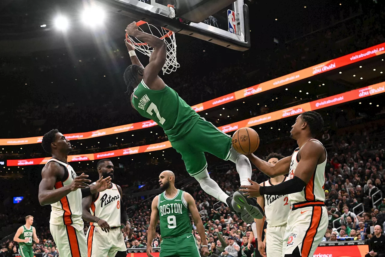 Jaylen Brown Leads Boston Celtics to Victory Over Detroit Pistons