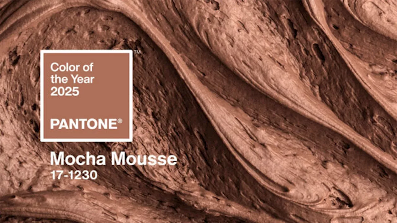 Il colore del 2025? Per Pantone è il marrone Mocha Mousse