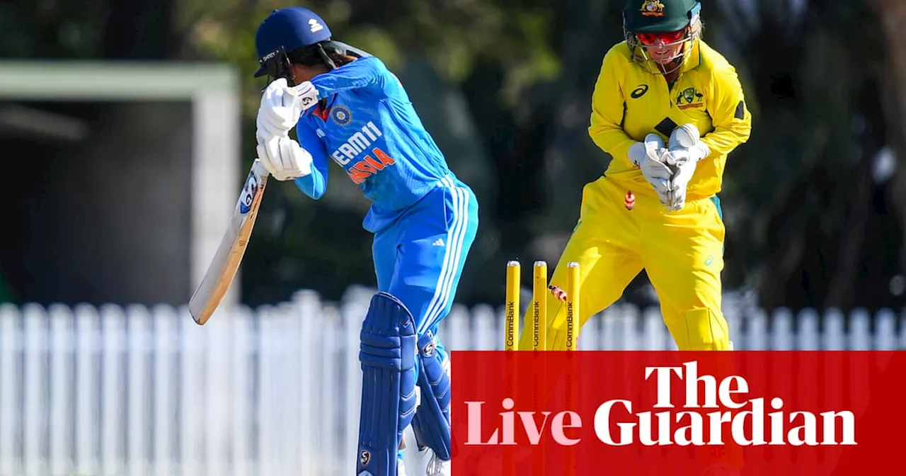 Australia v India: first women’s one-day international