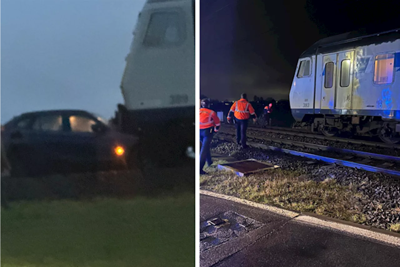 Kortrijk, Bellen voor Een Aanrijding Tussen Een Auto En Een Trein Bij Izegemsestraat