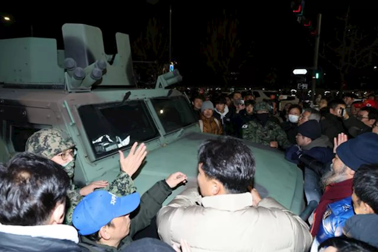 윤석열 대통령, 비상계엄 선포 후 국회, 해제 요구 결의안 가결