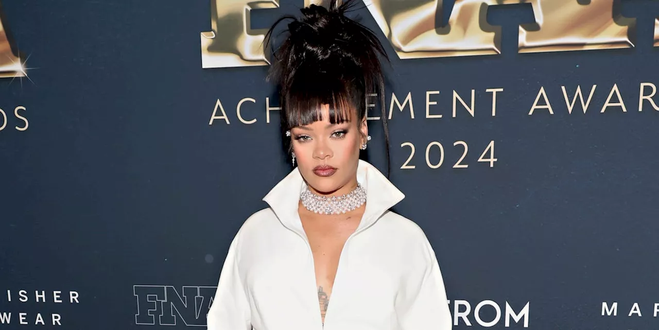 Rihanna Has a Gloriously Edgy Take on Winter Whites