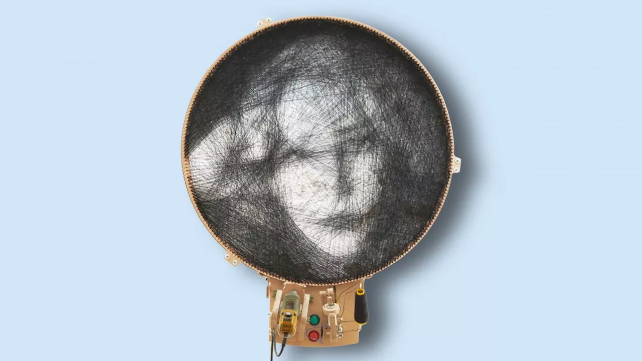 So produziert eine String-Art-Maschine beeindruckende Fadenkunst