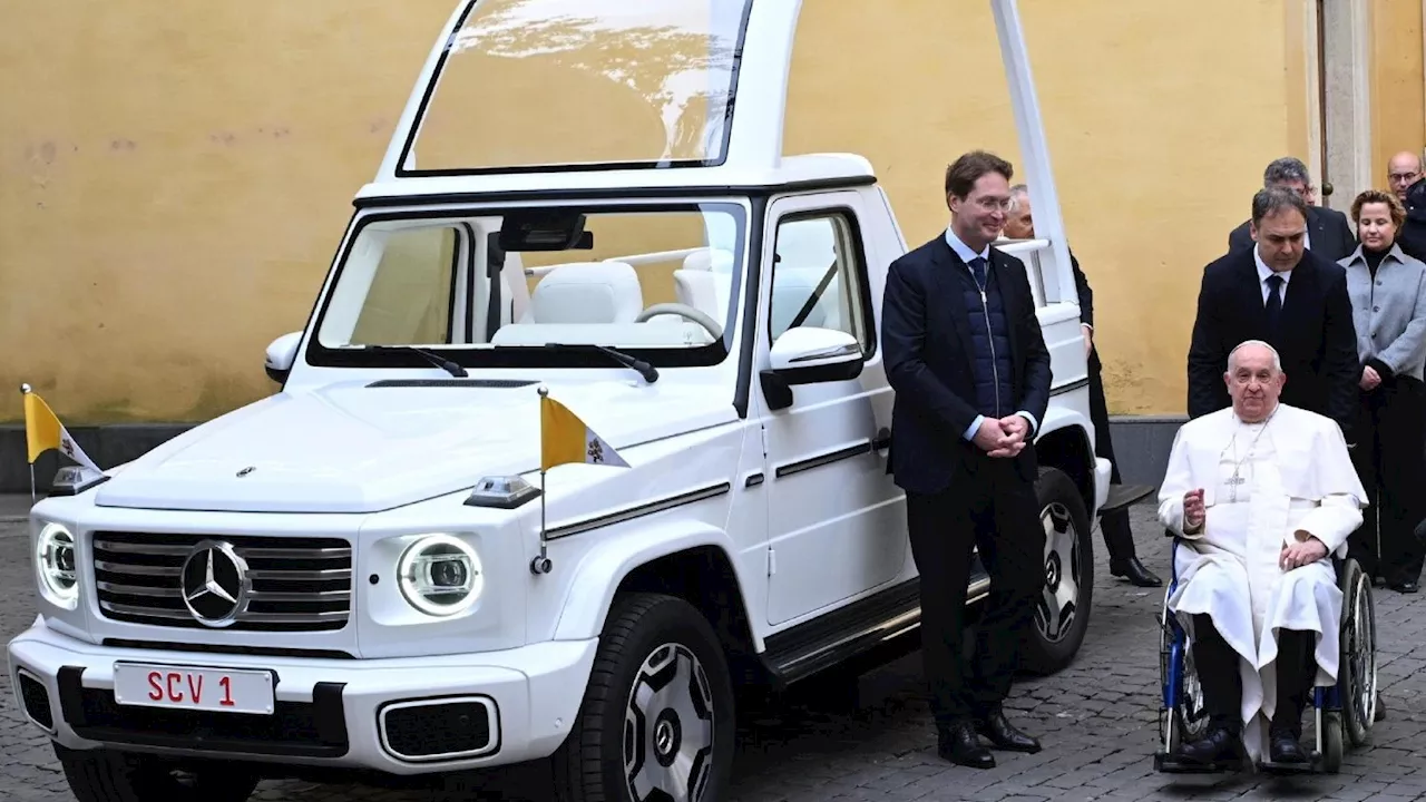 Mercedes-Benz gifts Pope Francis new electric popemobile