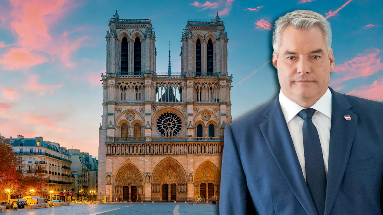 Kathedrale statt Koalition - Statt VdB – Kanzler bei Notre-Dame-Festakt in Paris