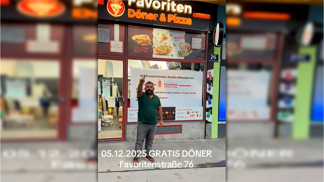 Neueröffnung in Favoriten - 'Egal Bruder' – hier gibt es in Wien heute gratis Döner