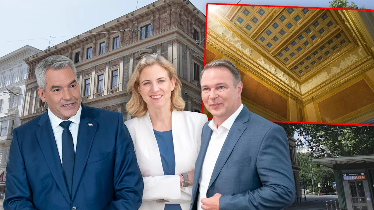 Österreichische Parteien wählen Palais Epstein als Verhandlungsort für neue Regierung