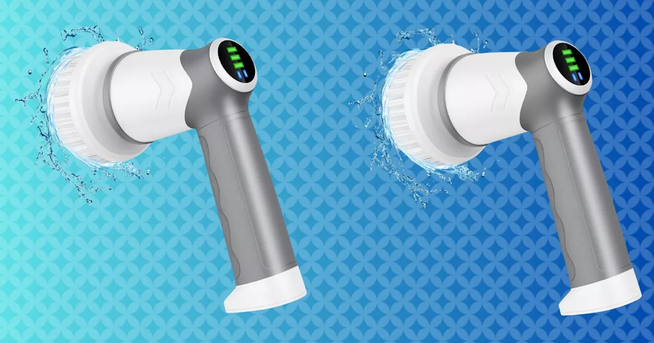 This Handheld Spin Brush Is A 'Game Changer In Cleaning' — And It's Half Off Today