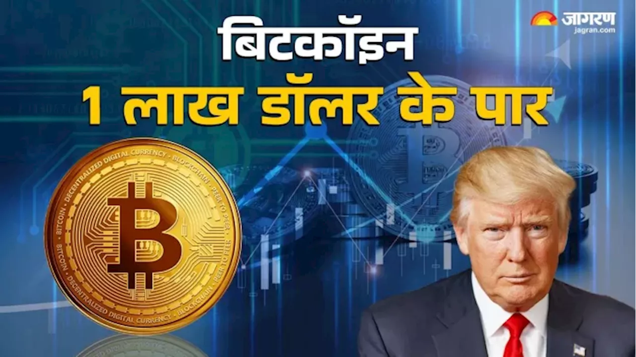 Bitcoin Price: बिटकॉइन पर दिख रहा डोनाल्ड ट्रंप का खुमार, पहली बार पहुंची एक लाख डॉलर के पार