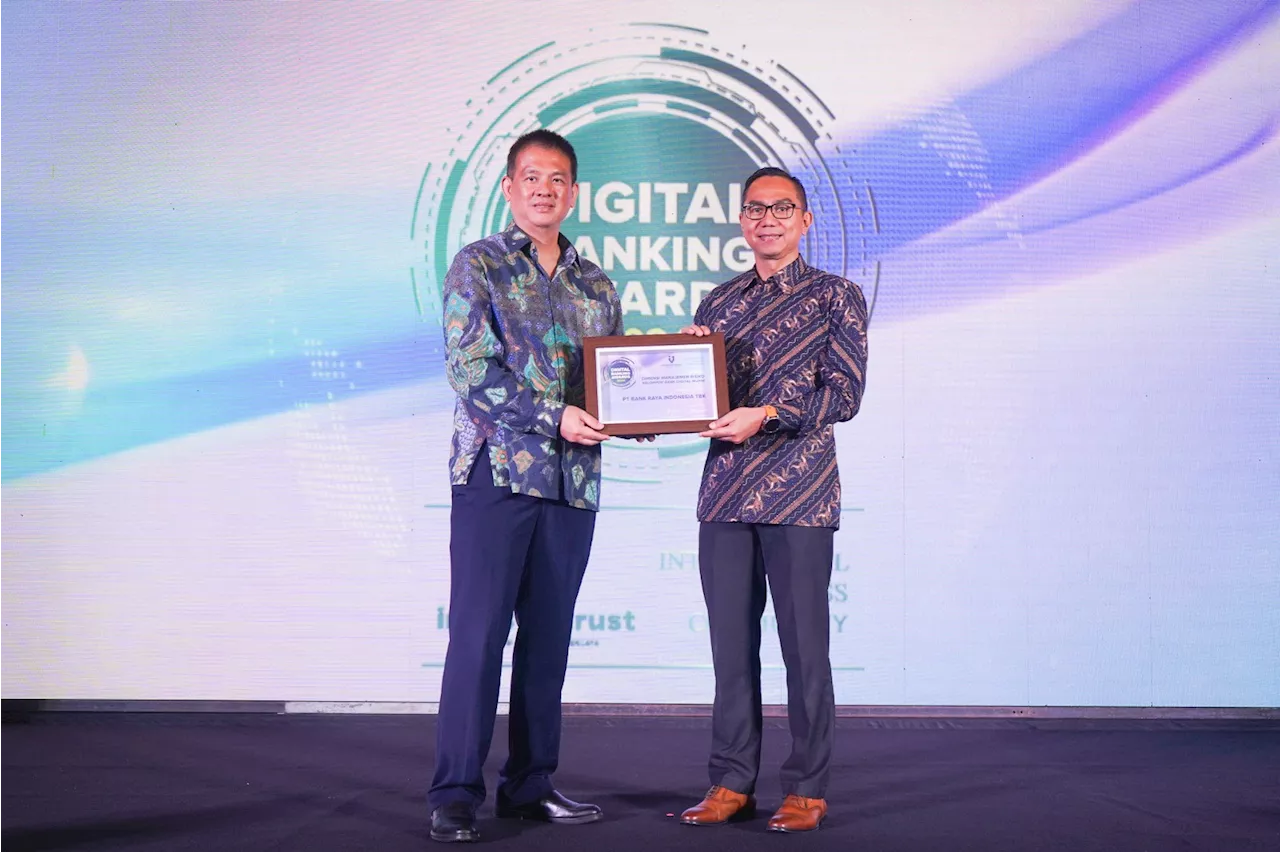 Bank Raya Menerima Penghargaan Digital Banking Awards untuk Manajemen Risiko