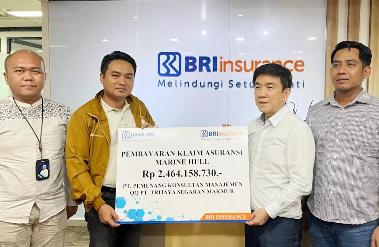 BRI Insurance Bayar Klaim Rp 2,4 Miliar untuk Kapal Karam