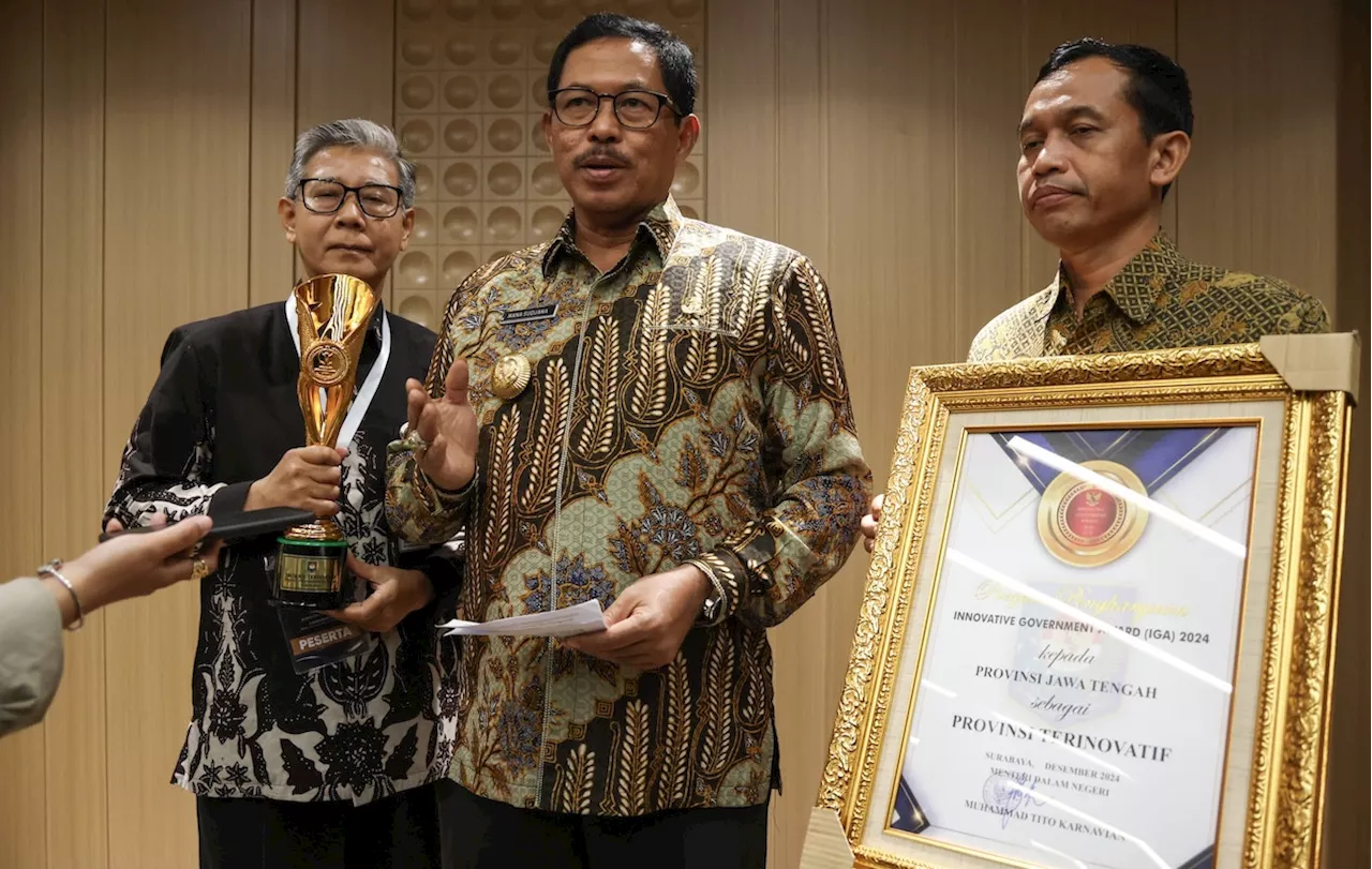 Naik Level, Pemprov Jateng Raih IGA Award Kategori Terinovatif