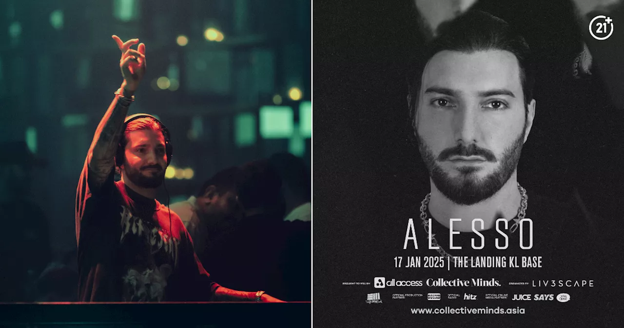 ALESSO to Perform in Kuala Lumpur on January 17, 2025