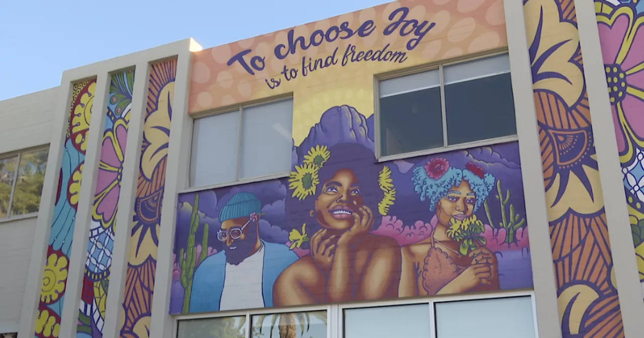 University of Arizona African American Student Affairs office celebrates new mural representing joy and unity