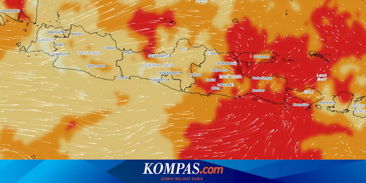 Jawa Timur Mengalami Cuaca Panas, Suhu Mencapai 33,8 Derajat Celsius