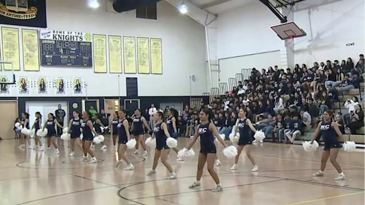 Holy Cross pep rally helps Knights prepare for state championship rematch