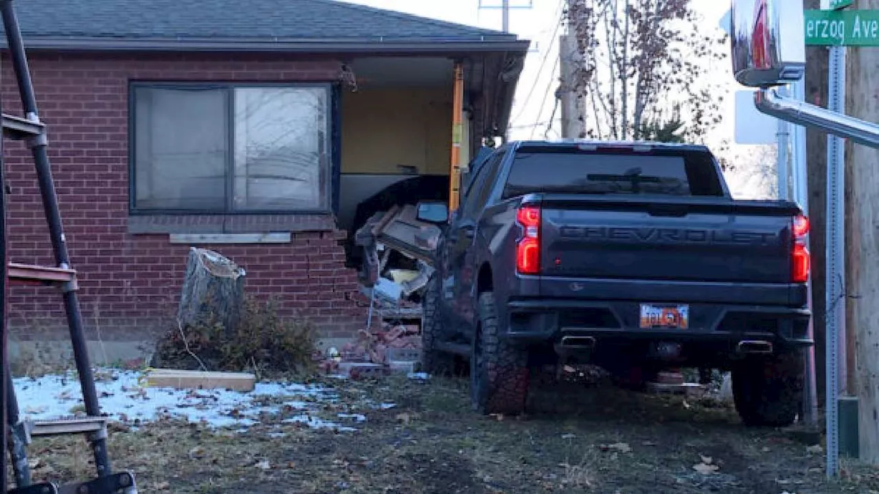 'A bomb landing on the house': Magna family displaced after truck crashes into their home