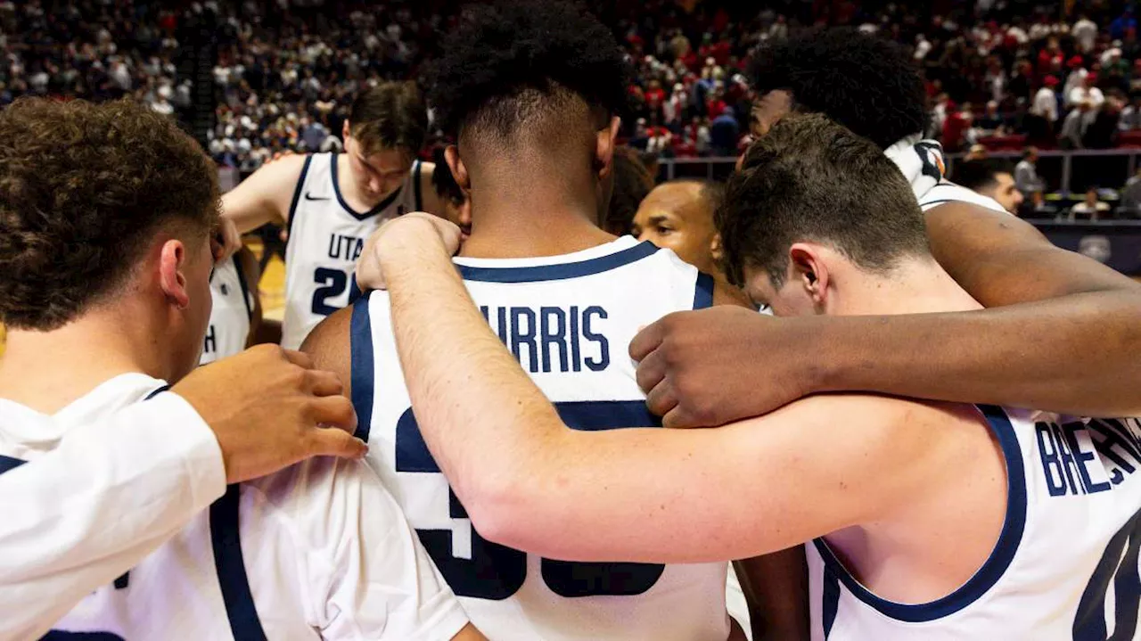 Utah State men's basketball squeaks past Wyoming to stay undefeated