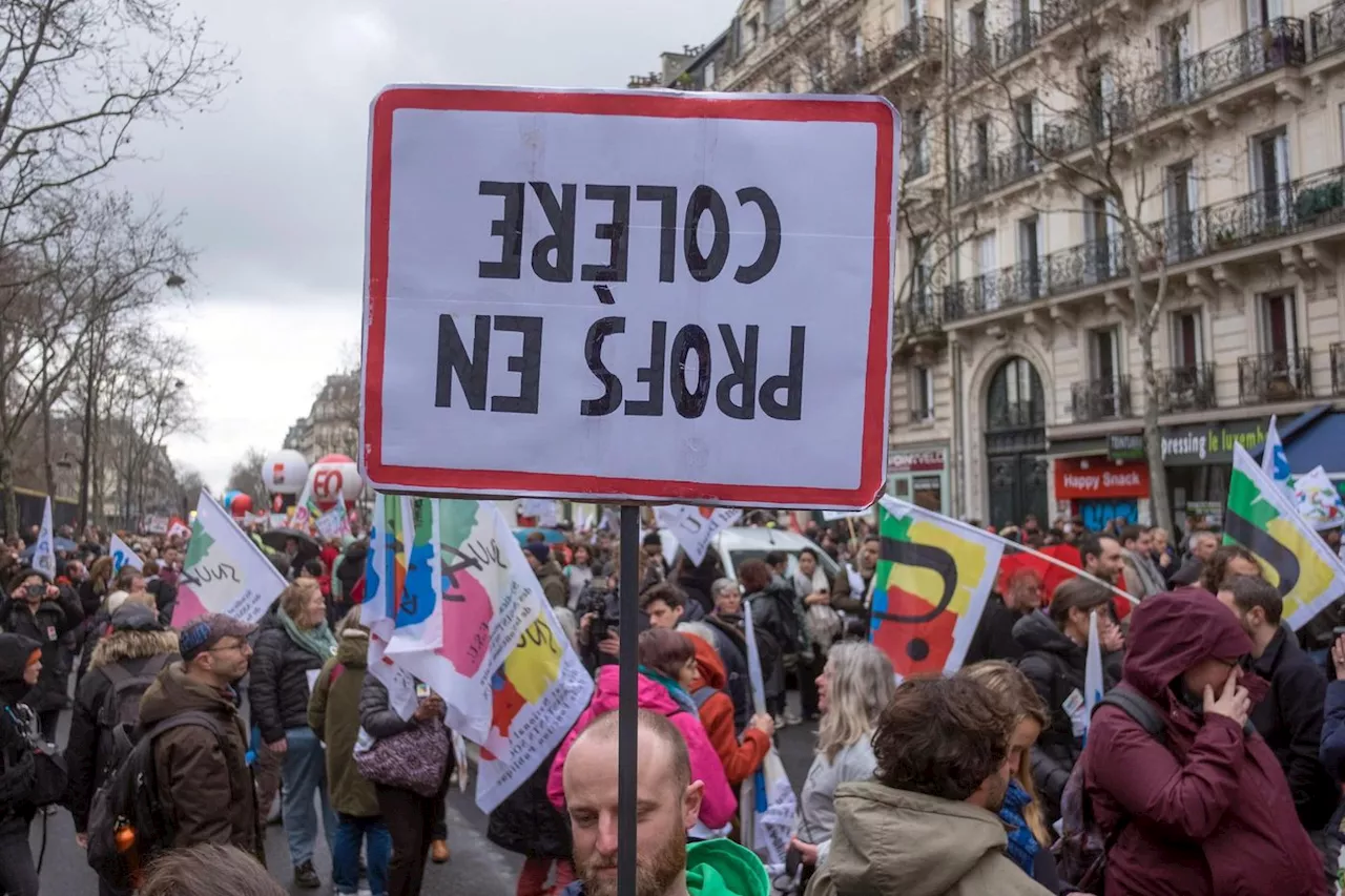 Mobilisation dans la fonction publique : près d’un enseignant sur trois en grève