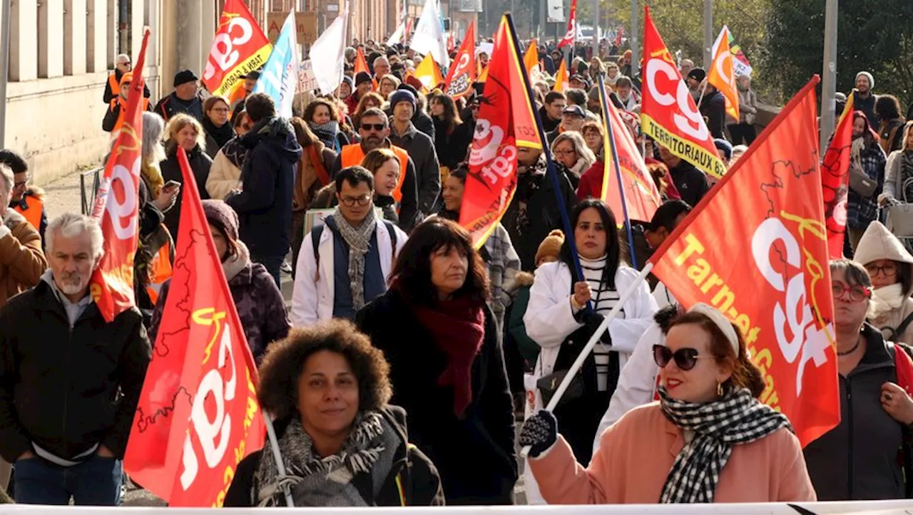 'Personnels en précarité', 'Manque de moyens', la souffrance des fonctionnaires s’exprime dans la rue