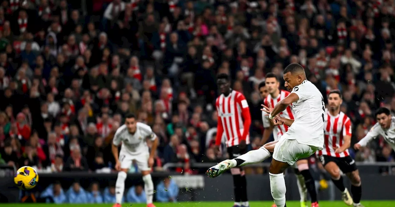 Mbappé Falla Penalti y Valverde Comete Error: Real Madrid Perdió 2-1 Contra Athletic de Bilbao