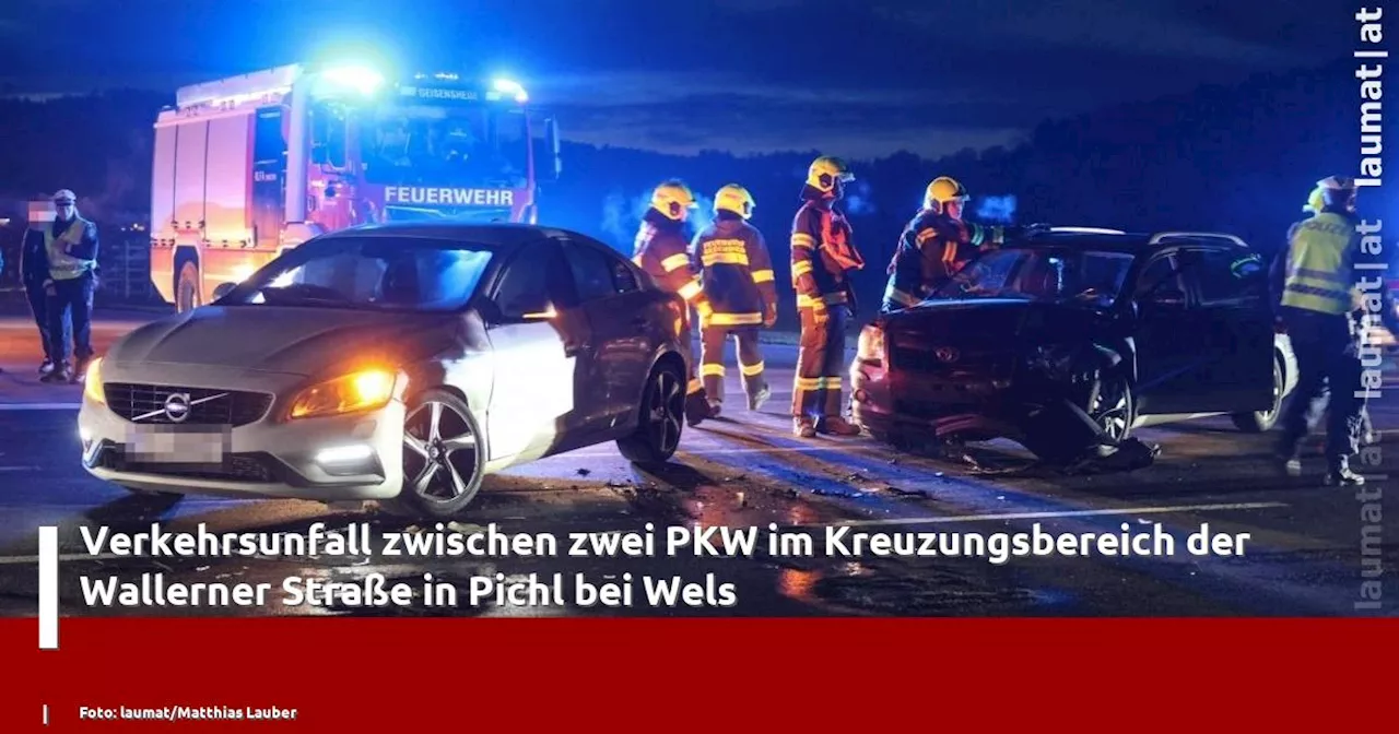 Zwei PKW-Unfälle in kurzer Folge in Pichl bei Wels: Zwei Leichtverletzte