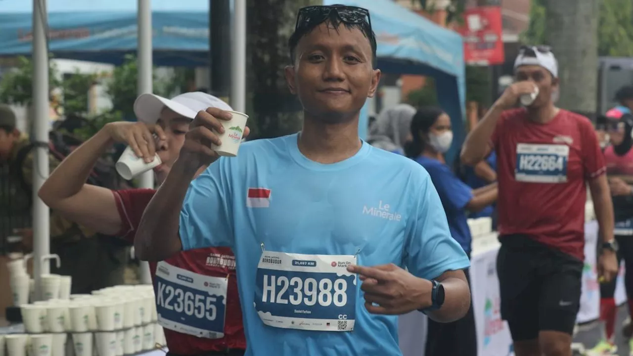 10.500 Pelari Tetap Bugar Taklukan Jalur Menanjak di Borobudur Marathon 2024, Apa Kuncinya?