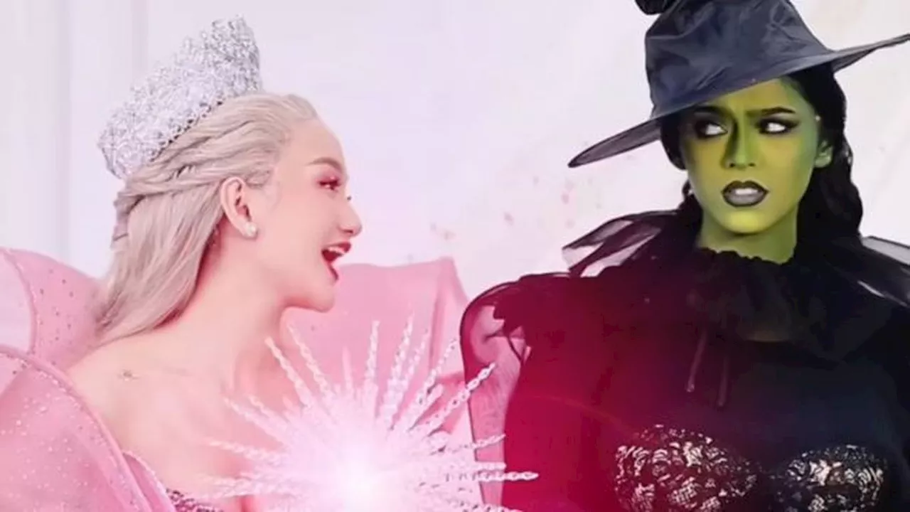 7 Foto Nanda Arsyinta dan Jharna Bhagwani di Sesi Pemotretan, Cosplay Glinda vs Elphaba Versi Nusantara