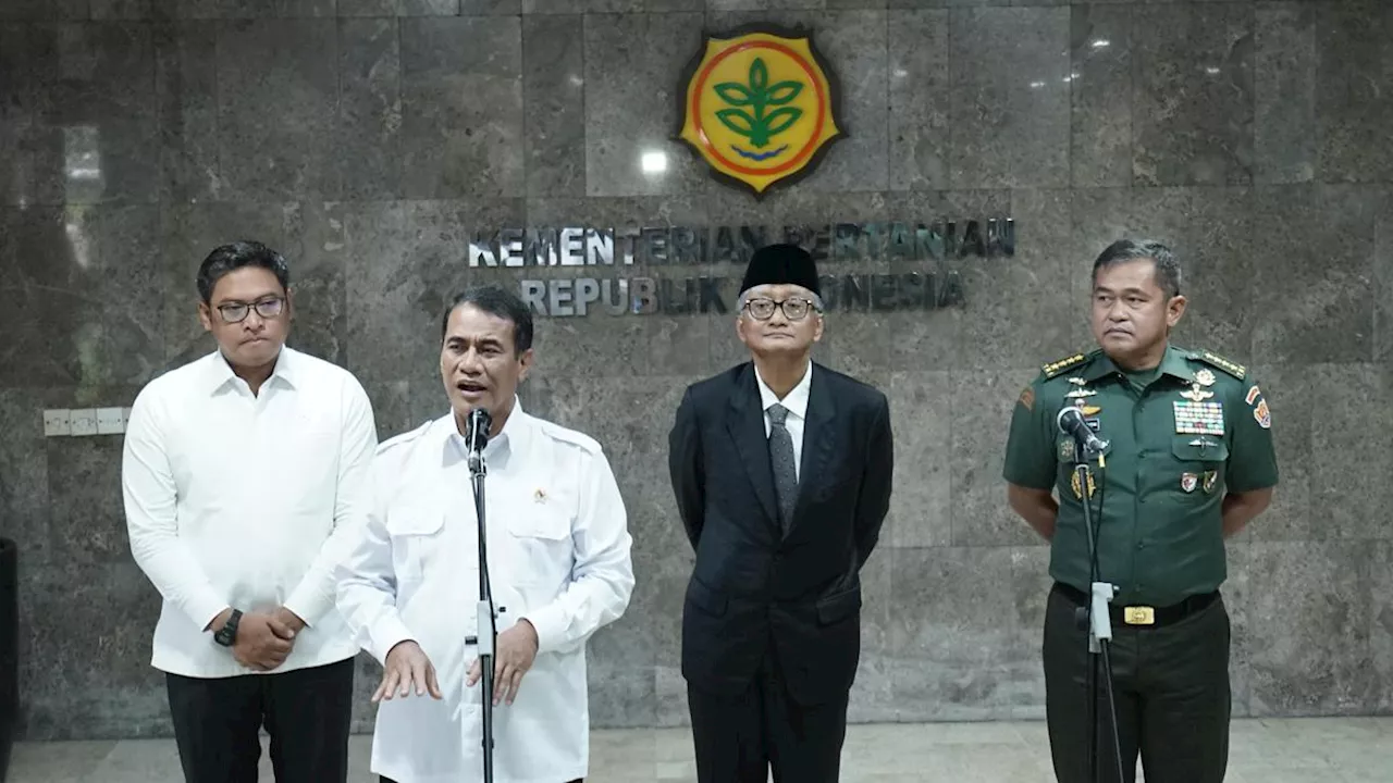 Kementan Gandeng Kemen PU dan TNI Guna Perkuat Irigasi Lahan Pertanian