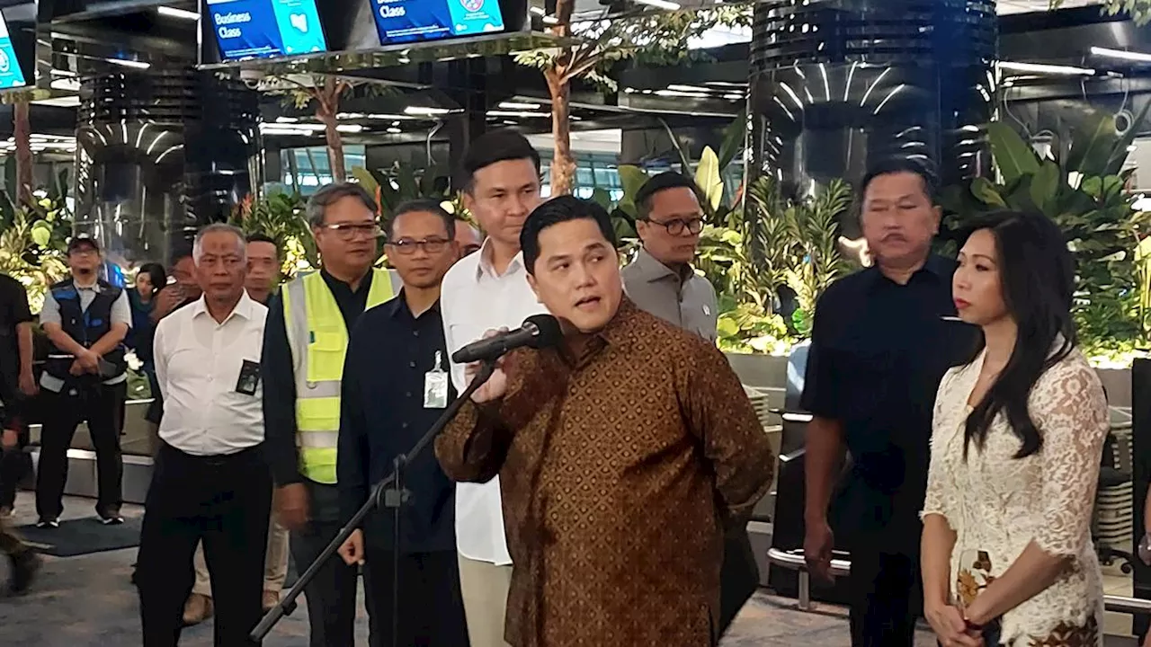 Proyek Rp 14 Triliun Batal, Erick Thohir Siapkan Terminal Khusus Haji-Umrah di Bandara Soetta