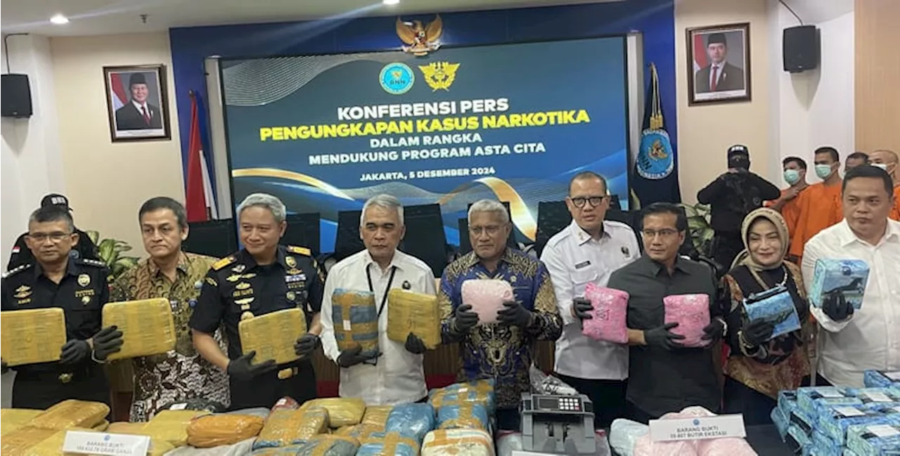 Jelang Pergantian Tahun, BNN RI Ungkap 15 Kasus Narkotika di 10 Provinsi