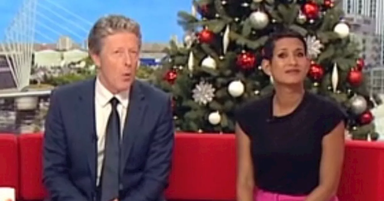 BBC Breakfast's Charlie Stayt apologises to co-star after awkward blunder